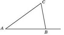 Один из внешних углов треугольника равен 80°. Углы треугольника, не смежные с данным внешним углом, относятся как 3 : 7. Найдите градусную меру большего из этих углов.