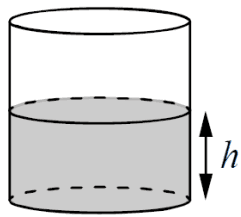 Вода в сосуде цилиндрической формы находится на уровня h = 80 см