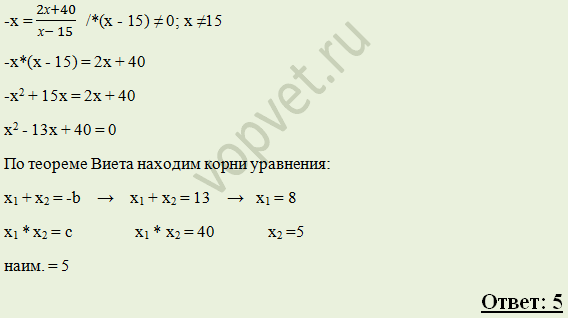 Найдите корень уравнения 2x 4 8